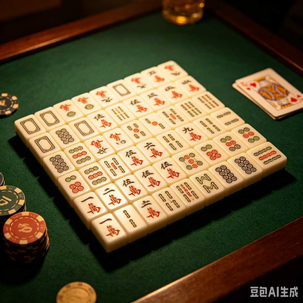 retro gift mahjong tiles